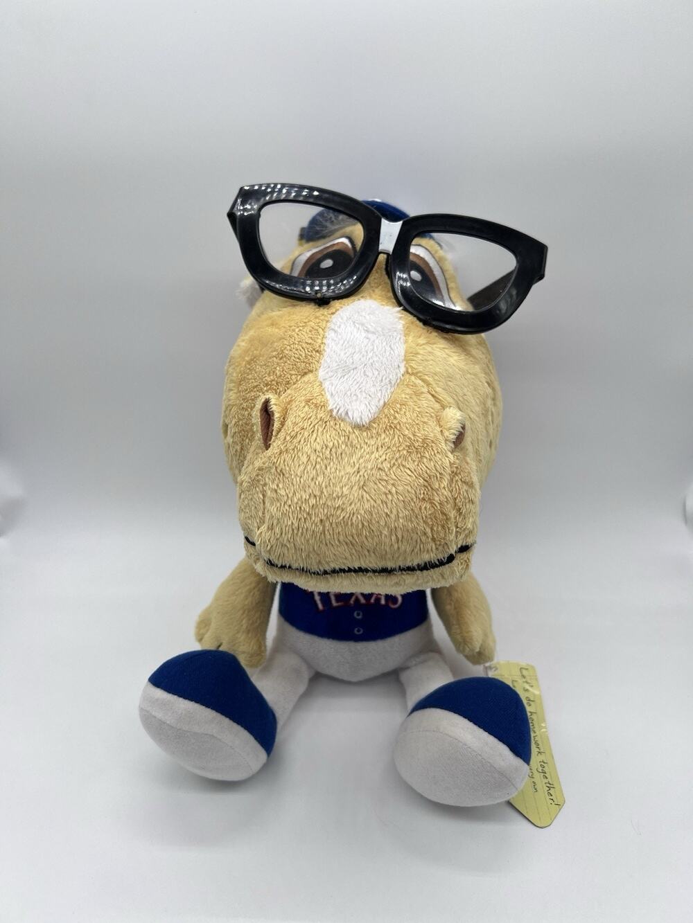 Texas Rangers Mascot Captain Plush MLB Baseball Study Buddies Team Nerds 14”